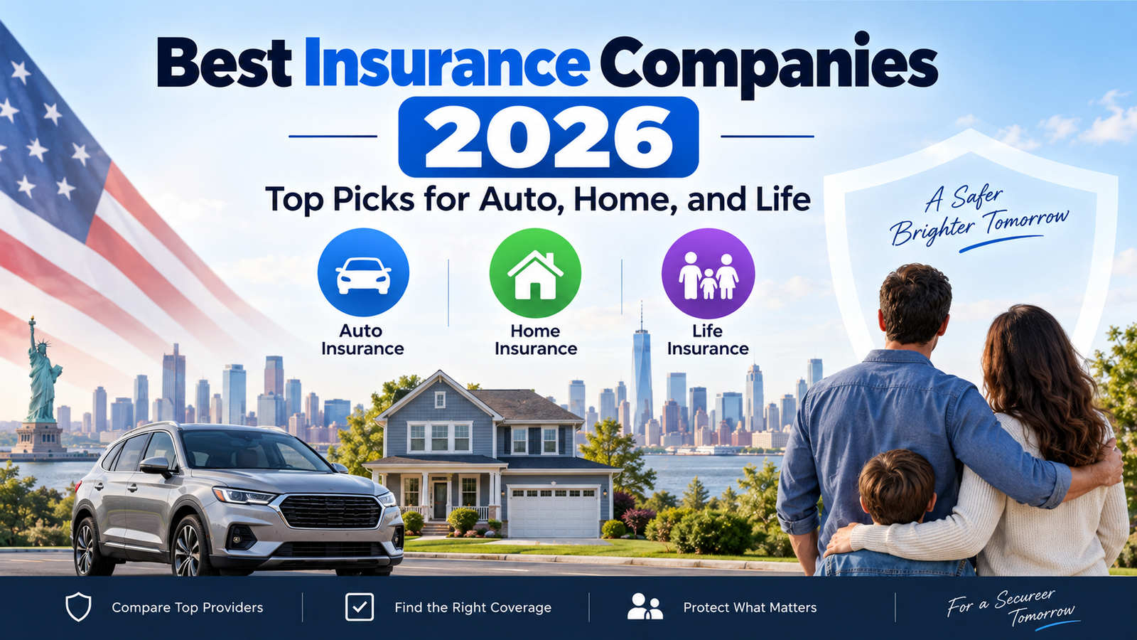 Best Insurance Companies 2026: Top Picks for Auto, Home, and Life